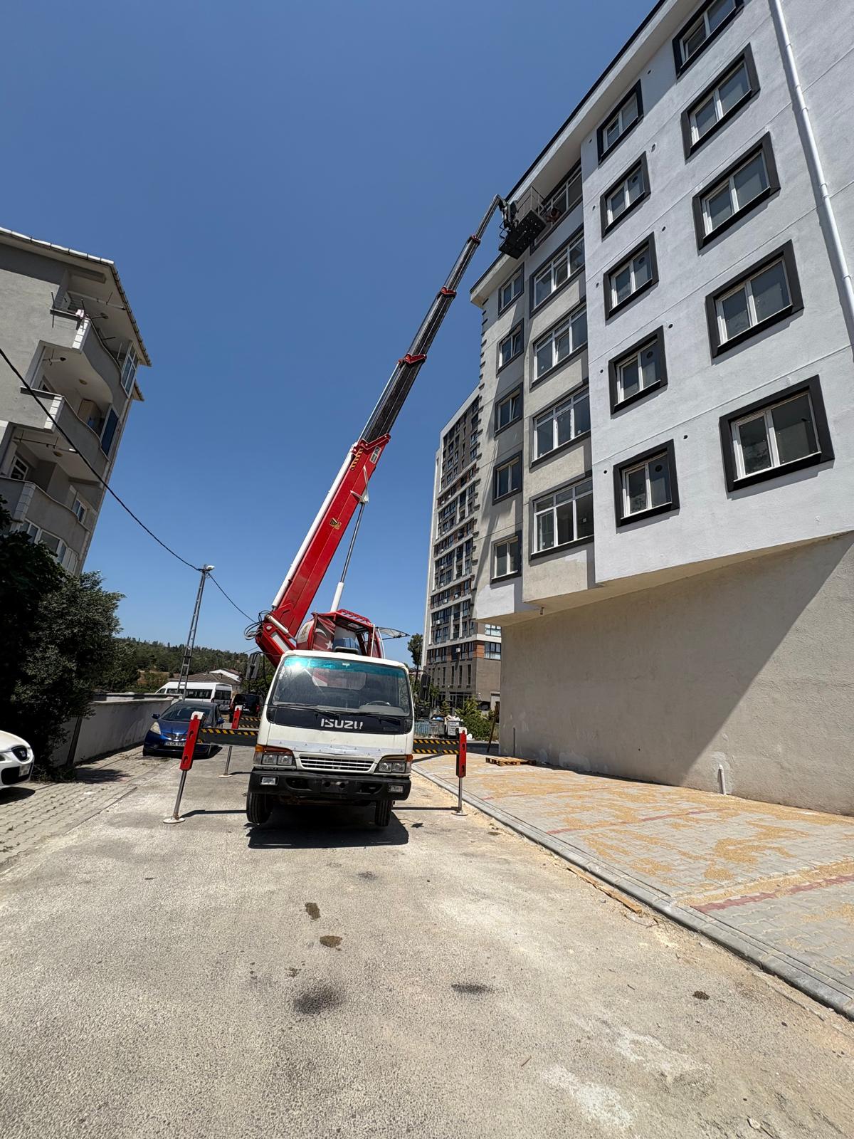İstanbul Sepetli Vinç Kiralama ve Dış Cephe Platformu
